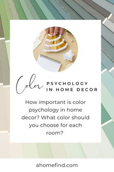 someone is decorating their home with color and the text, color in home decor how important is color?