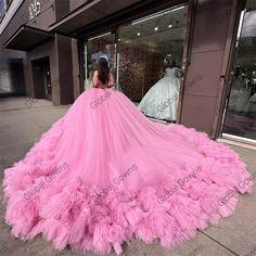 Pink Off The Shoulder Ball Gown Quinceanera Dress For Girls Appliques Tassel Sweet 16 Birthday Party Girls Applique, Sweet 16 Birthday Party, 16 Birthday, Quinceanera Dress, 16th Birthday Party, Sweet 16 Birthday, Dress For Girls, Party Gowns, 16th Birthday