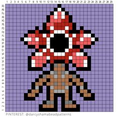 the pixel art is designed to look like an old video game character