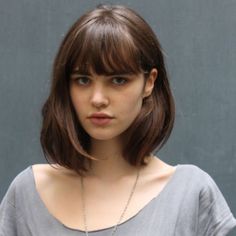 Misha Hart, Cute Bob Haircuts, Choppy Bob Hairstyles, Bangs With Medium Hair, Bob Haircut With Bangs, Curly Bob Hairstyles, Victoria Secret Angels, Haircuts With Bangs