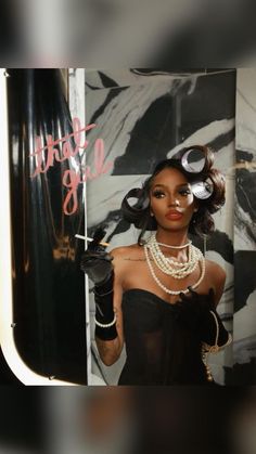 a mannequin dressed as a woman in front of a mirror with the words what girl? on it