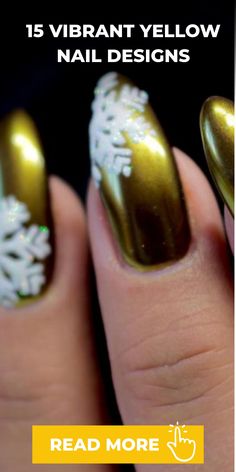 Elevate your winter nail game with stunning yellow designs! From glittery details to charming floral patterns, these manicures promise to bring joy and energy to your look. Embrace the sunshine with vibrant nails that will instantly lift your mood. Let your fingertips sparkle and stand out this season with these lively and delightful ideas. Experiment with cheerful yellows for a colorful touch that brightens up any winter day!