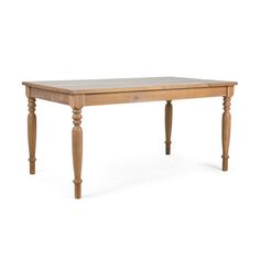 a wooden table with two legs and a wood top on an isolated white background,