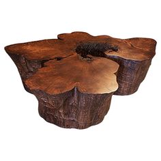 two pieces of wood that are shaped like flowers