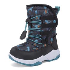 PRICES MAY VARY. Bungee-cord closure at topline helps seal out all cold air, fur lined to provide unrelenting warmth when temperature dips. Oxford upper keeps wind and snow at bay, high-heeled design allows your kid to have a blast the whole winter. Easy-to-wear hook-and-loop closure lets your kid customize the fit. Reflective piping at back of shaft maintains visibility in dark for ultra safety. Non-slip rubber sole for better control of movement to avoid injuries. FANTURE Snow Boots for girls Toddler Winter Boots, Polo Boots, Baby Polo, Toddler Snow Boots, Girls Winter Boots, Toddler Slippers, Girls Snow Boots, Kids Snow Boots, Toddler Winter