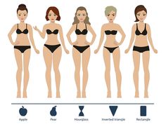 Body shape concept Body Shape Chart, Body Shapes Women, Korean Beauty Standards, Types Of Body Shapes, Body Chart, Shape Chart, Body Types Women, Pear Body, Pear Body Shape