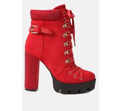 in stock Block Heel Ankle Boots, Red Boots, Heeled Ankle Boots, Block Heels, Ankle Boots, Pick Up, In Store, Buy Online, London