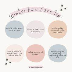 Winter hair care tips Winter Hair Care Tips, Winter Hair Care, Winter Hair, Winter Hairstyles, Hair Care Tips, Care Tips, Beauty Hacks