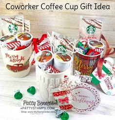 coffee cup gift ideas for christmas and other holiday treats to make with your friends or family