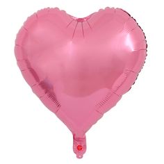 BOOMBA INTERNATIONAL TRADING CO,. LTD Balloons Metallic Pink Heart Shaped Foil Balloon, 18 Inches, 1 Count Bachelorette Balloons, Happy Birthday Theme, Paper Fan Decorations, Paper Party Decorations, Photo Balloons, Party Expert, Birthday Photo Props, Birthday Themes For Boys, Gender Reveal Party Decorations