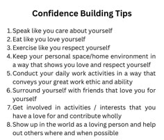 an image of a person's advice for building a self - conscious home or business