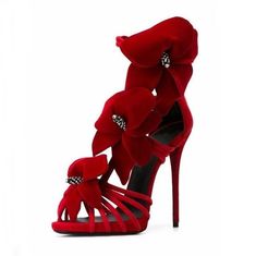 Summer High Heels Sandals, Bead Dress, Summer High Heels, High Heeled Sandals, Giuseppe Zanotti Heels, Shoes Big, Red High