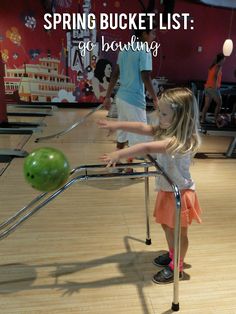 Sweet Turtle Soup - Spring Bucket List: go bowling Spring Bucket List, Bowling, Ball Exercises, Bucket List