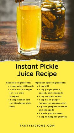 Easy Pickle Juice Recipe | Homemade Pickle Juice Recipe | how to make pickle juice for cramps | pickle juice recipe for drinking | easy dill pickle juice recipe | pickle juice recipe for cucumbers Pickled Brine Recipe, Homemade Pickle Brine, How To Make Pickle Juice To Drink, Diy Pickle Juice, Frozen Pickle Juice, How To Make Pickle Juice, Honey Mustard Pickles Recipe, Chicken In Pickle Juice Recipe, Dill Pickle Brine Recipe