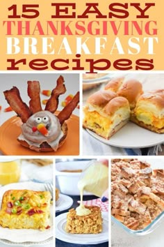 the top ten easy thanksgiving breakfast recipes