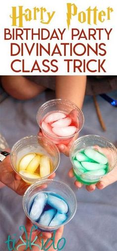 harry potter birthday party ideas for the class trick with pictures and instructions to make them