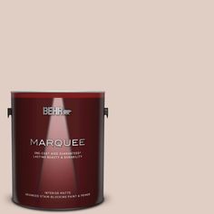 BEHR MARQUEE 1 gal. #pwn-73 Winsome Beige Matte Interior Paint and Primer in One Behr Marquee Paint, Flat Exterior, Behr Premium Plus, Behr Marquee, Paint Keys, No More Drama, Hidden Colors, Matte Paint, Flat Paint