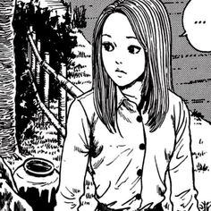 Kirie Goshima, Ito Junji, Junji Ito, Manga Icon, Cute Comics, Random Stuff, Art Style, Female Sketch, Comics