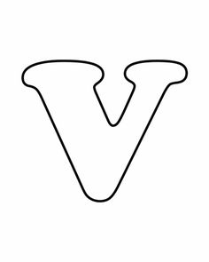 the letter v is drawn in black and white with a line drawing effect on it