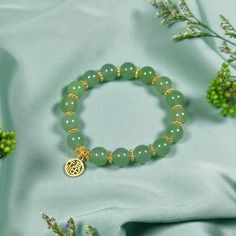 1pc Lucky Green Jade Bead Bracelet - Unisex Good Luck Charm Bracelet For Men And Women Jade Bead Bracelet, Green Bracelet, Lucky Green, Luck Charm, Natural Stone Bracelets, Luck Charms, Bracelet For Men, Jade Beads, Green Jade