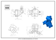 an image of blueprint drawings of gears