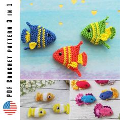 crochet fish patterns for the american flag and other patriotic items are featured in this article