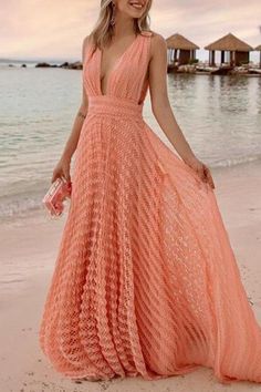 Sexy Elegant Solid Lace Hollowed Out Zipper Spaghetti Strap Dresses High Waist Maxi Dress, Strap Dresses, Frock Design, Loose Outfit, Vacation Dresses, Dress Silhouette, Lace Fashion, Floor Length Dresses, Strap Dress