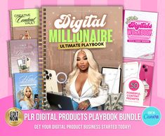 the ultimate digital products playbook bundle is now available for pre - order and on sale