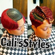 Short Quick Weave Styles, 27 Piece Hairstyles, 2000s Hair, Short Hair Designs, Finger Wave