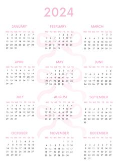 a calendar for the year 2012 and 2013 with pink numbers on white background stock photo