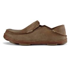 Olukai Men's Moloa Slip On Shoe MEN - Footwear - Casual Shoes Olukai International Travel Essentials, Slip On Shoe, Nubuck Leather, Designer Heels, Toffee, Full Grain Leather, Slip On Shoes, Casual Shoes, Night Out