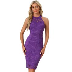 In a charming design, this bodycon cocktail sheath dress adds to your choice for the upcoming seasons. Stretch and nice quality material, you can wear it comfortably all day, and the lace trim hem highlights your legs long. Pairing with high heels can build an elegant party look, and you can cover up with a trench coat in fall and springtime. Plaid Bodycon Dress, Target Clothes, Midi Shift Dress, Bandeau Dress, Lace Bodycon, Party Look, Lace Bodycon Dress, Dress Purple, Elegant Party