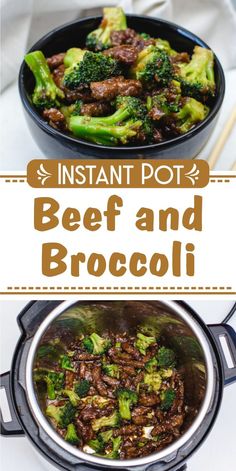 the instant pot beef and broccoli recipe