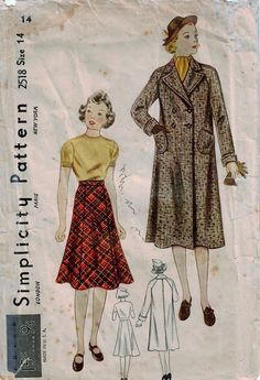 Hair Canvas, 1930 Fashion, Cuffed Top, Tailored Coat, 1930s Fashion, Drawing Inspo, Pretty Stuff, Double Breasted Coat, Flared Skirt