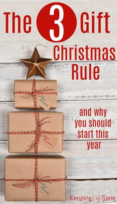 the 3 gift christmas rules and why you should start this year by keeping it sane