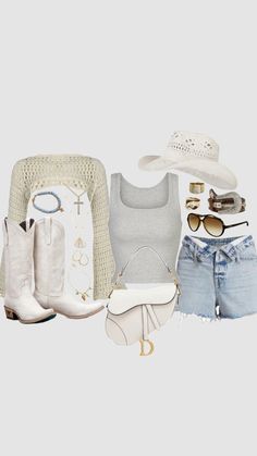 Big Valley Jamboree Outfits, Outside Concert Outfit Summer, Costal Cowgirl Aesthetic, Country Bar Outfit, Cowgirls Outfits, Country Thunder Outfits, Nashville Aesthetic, Country Inspired Outfits, Coastal Cowgirl Outfit