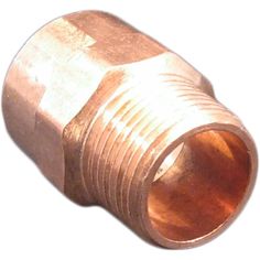 1" Copper X 3/4" MIP Adapter. This Premium Adapter Fitting is specifically designed to connect lengths of copper tubing to other threaded parts. As these parts connect together, they help to direct the movement of water or gas depending on the application. This Adapter is equipped with sweat (non threaded) and male thread connections. This Adapter also requires copper flux (a liquid cleaning agent), and solder to create a leak proof and permanent connection. Note: For best copper solder connection, use open mesh or emery cleaning cloth to clean the inside of the fitting and outside of pipe. This CPMA134 1" Copper X 3/4" MIP Adapter is designed to be used in a wide variety of potable water applications. This Fitting offers you quality, and delivers top value in commercial, industrial and re Copper Solder, Evaporative Cooler, Potable Water, Commercial Bathroom Sinks, Tool Organizers, Tub Shower Doors, Pvc Fittings, Cleaning Agent, Utility Sink