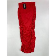 Doublju M Women's Red Maxi Skirt With Rouching Features: Rouching Size: Womens M Condition: New With Tags New Red Maxi Skirt, Red Maxi, Lady In Red, Maxi Skirt, Womens Skirt, Skirt, Tags, Red, Women Shopping