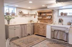 the kitchen is clean and ready for us to use in its new owner's home