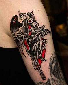 Grim Reaper Traditional, Grim Reaper Traditional Tattoo, Traditional Tattoo Arm, Traditional Tattoo Designs, Devil Tattoo