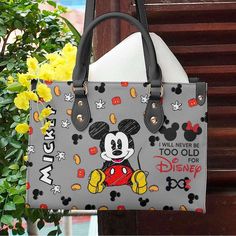 Introducing the Disney Mickey Mouse For Fan, a must-have accessory for all Disney enthusiasts! This enchanting handbag showcases the iconic Leather Bag Tag, Winnie The Pooh Cartoon, Tigger Winnie The Pooh, Small Hand Bags, Disney Hoodies, Old Disney, Fashion Lady, Timeless Accessories, Everyday Items