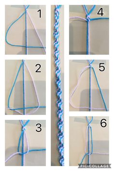 instructions to make an ornament for a crochet hat with yarn and thread