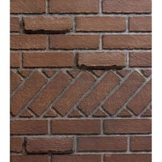 a brick wall that is made out of bricks and has no mortars on it