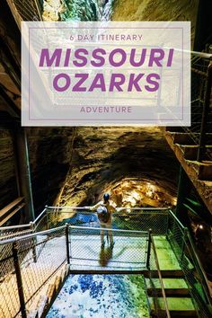 This image contains: A view inside of a cave in the Ozarks Ozark Vacation Missouri, Camping In The Ozarks, Weekend Getaway Ideas Missouri, Lake Of Ozarks, Lake Ozark Missouri, Lake Of The Ozarks Missouri