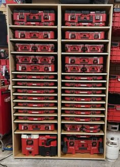 Milwaukee Pack Out Trailer, Milwaukee Tools Storage The Home Depot, Milwaukee Packout Wrench Storage, Milwaukee Packout 2 Drawer, Milwaukee Packout Tool Trailer, Milwaukee Tool Box, Work Truck Storage, Van Racking Systems, Small Parts Storage