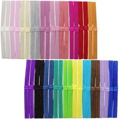 PRICES MAY VARY. Soft elastic headbands material, 90% cotton/10% rayon Elastic headbands girth about 13.5 inch, width 0.65 inch，good elasticity, suitable for 0-8 year baby and girls 100% Brand new, package includes 20 pieces different colors,each color 2 pcs Suitable for baby ,little girls, big girls, infant, toddler and women as well, the colors are bright and vibrant, you can use them to dress up any outfit, the uses of are endless Great gift for your to wear in birthday party, perfect size an Girl Headbands, Baby Boom, Bow Accessories, Elastic Headbands, Toddler Kids, Girls Headbands, Diy Accessories, Hair Accessories Headbands