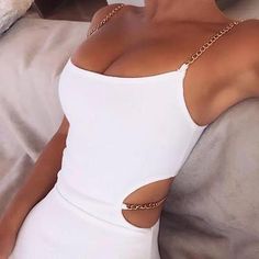 Black Mini Dresses, Dresses Club, Backless Bodycon Dresses, Chain Dress, Club Party Dresses, Club Party, Mini Dresses, Spaghetti Strap Dresses, Black Mini