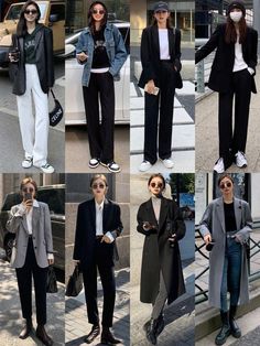 Korean Fashion Fall Street Style, K Drama Business Outfit, Korean Fashion Women 30s, Carry On Outfits, Korean Work Outfit, Smart Casual Women Outfits, Smart Casual Women, Korean Outfit Street Styles, Best Winter Outfits