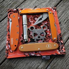 Leatherman Tool, Kershaw Knives, Orange Tones, Every Day Carry, Shades Of Orange, Everyday Carry, Not Allowed