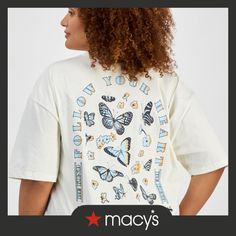 in stock Butterfly Graphic, Trendy Plus Size Clothing, Trendy Plus Size, Graphic Prints, Plus Size Outfits, Print T Shirt, Pick Up, In Store, Buy Online